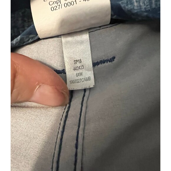 Oakley Shorts  Men's Size 38  Blue Stripe Lightweight Stretch Regular Fit Hybrid - Picture 8 of 8